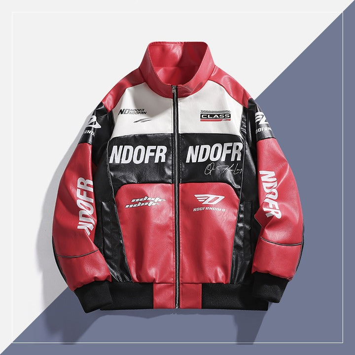 Herren Bikerjacke mit reflektierenden Details Drune