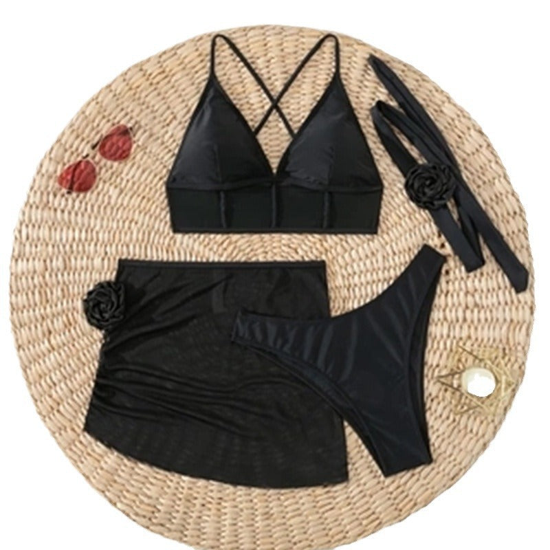 Damen verführerisches Lingerie-Set mit transparenten Details Drune