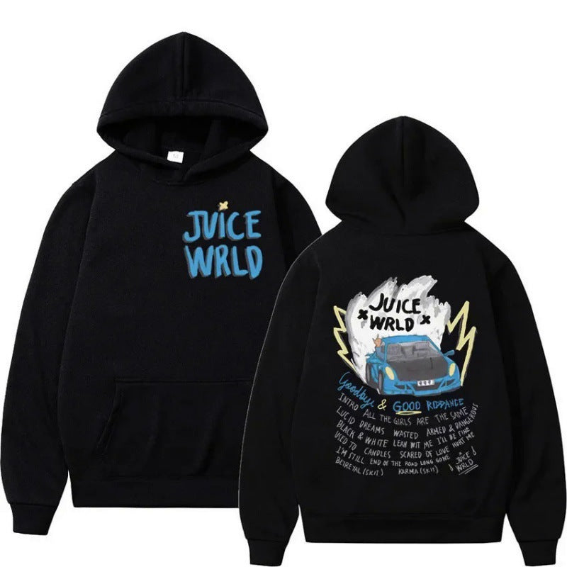 Damen Kapuzenpullover mit kreativem Grafikdesign und inspirierendem Schriftzug Drune