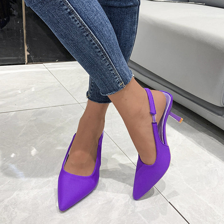 Damen Slingback-Pumps mit spitzer Zehenpartie und elegantem Absatz Drune