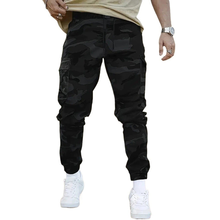 Herren Camouflage Cargo-Hose Drune