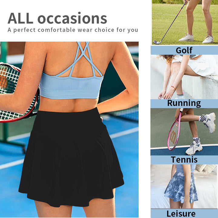 Damen Sportrock mit integrierter Leggings und atmungsaktiver Technologie Drune