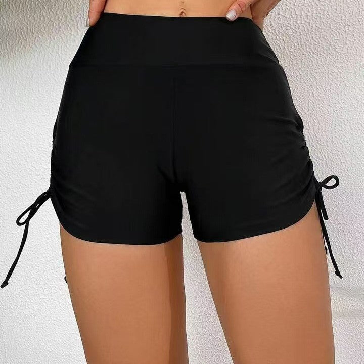 Damen Sportliche Badeshorts mit verstellbaren Seitenschnürungen Drune