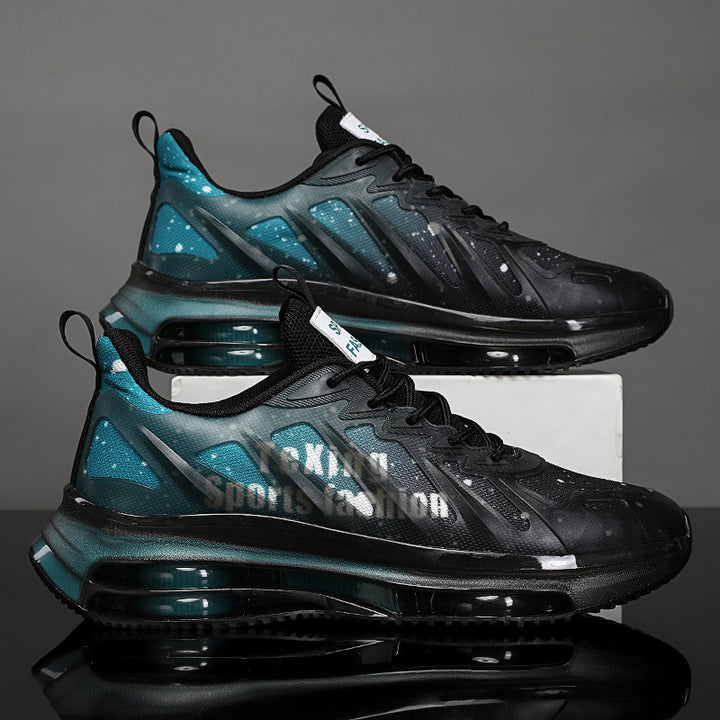Unisex futuristische transparente Runner mit integrierter Luftkammer-Zwischensohle und reflektierendem Tech‑Mesh Drune