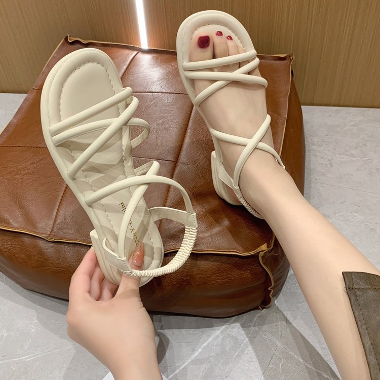 Damen Riemensandalen mit elastischem Riemendesign Drune