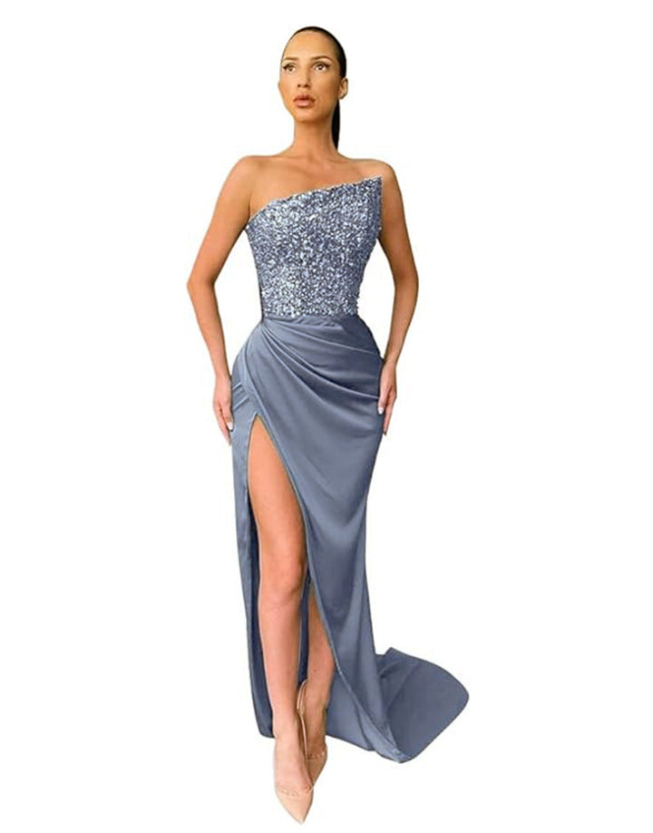 Drune | Elegantes mittellanges Abendkleid