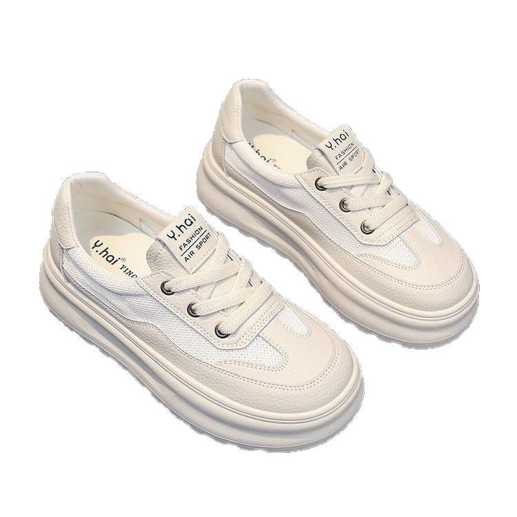 Damen bequeme Plateau-Sneaker aus atmungsaktivem Material Drune
