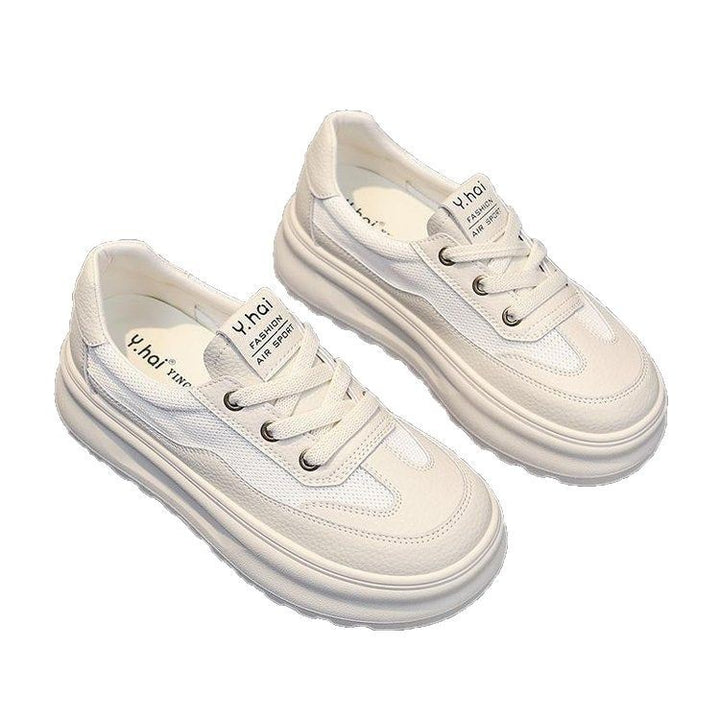 Damen bequeme Plateau-Sneaker aus atmungsaktivem Material Drune