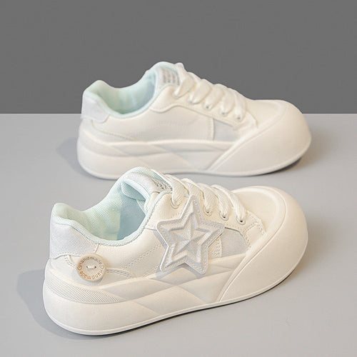 Damen Sneakers mit leichtem Profil und trendy Sternen-Details Drune