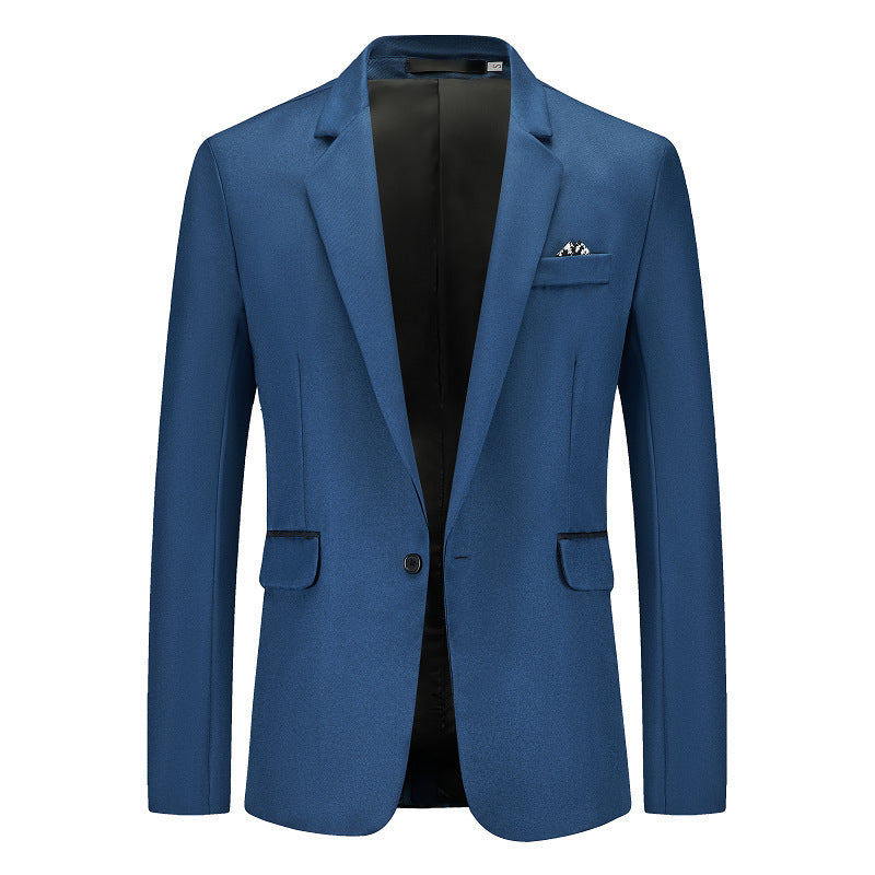Herren eleganter Blazer mit strukturiertem Design und feinen Details Drune