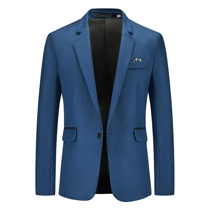 Herren eleganter Blazer mit strukturiertem Design und feinen Details Drune