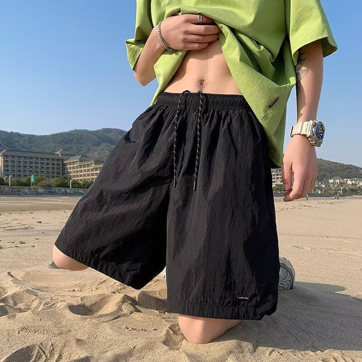 Herren Bequeme Sommer Shorts mit elastischem Bund und praktischen Seitentaschen Drune