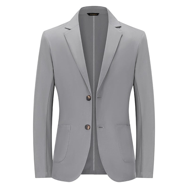 Herren Modernes Slim-Fit Sakko mit schmalem Revers und aufgesetzten Taschen Drune