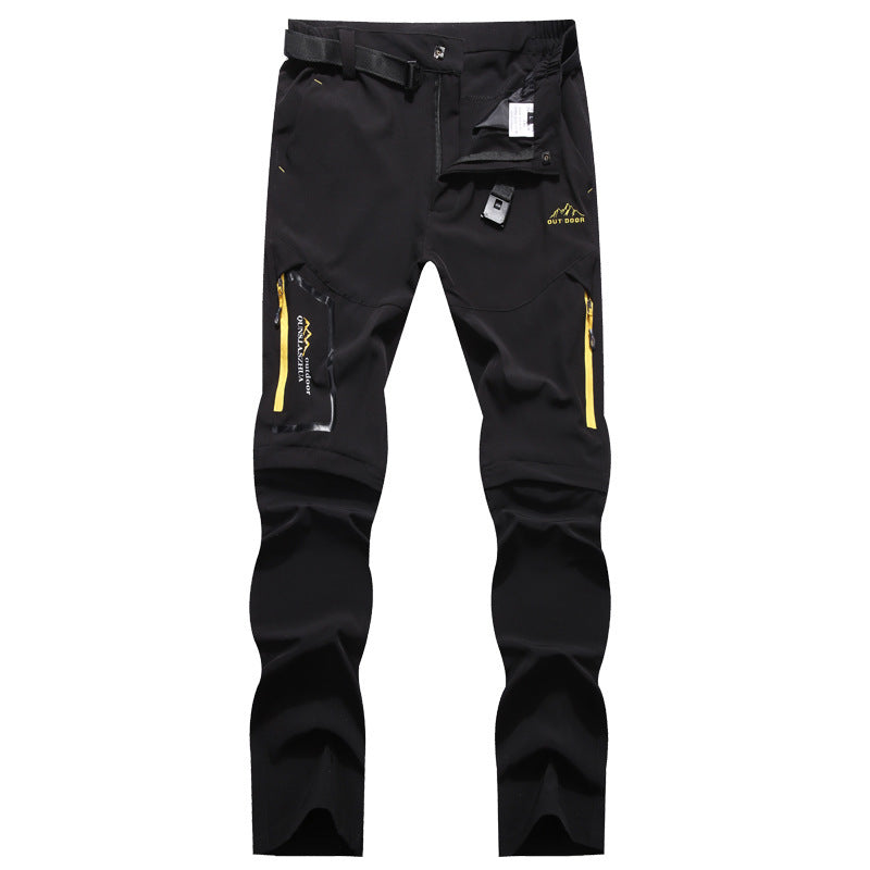 Damen multifunktionale Outdoor-Hose mit elastischem Bund und praktischen Reißverschlusstaschen Drune
