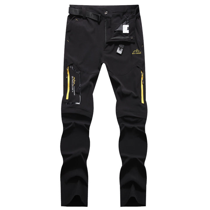 Damen multifunktionale Outdoor-Hose mit elastischem Bund und praktischen Reißverschlusstaschen Drune