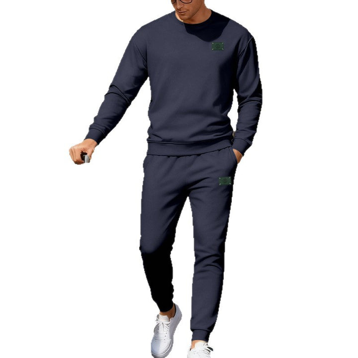 Herren Reisefreundliches Slim‑Fit Loungewear‑Set aus Sweatshirt und Jogginghose Drune
