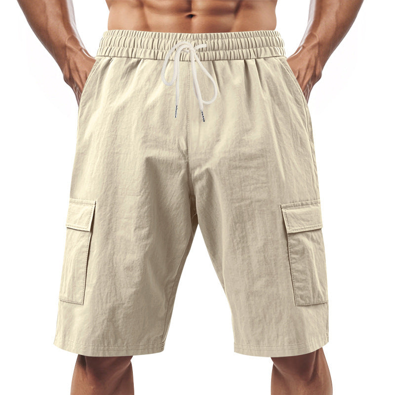 Herren Cargo-Shorts mit elastischem Bund und praktischen Seitentaschen Drune