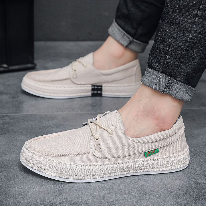 Herren Bequeme Freizeitschuhe mit Schnürung