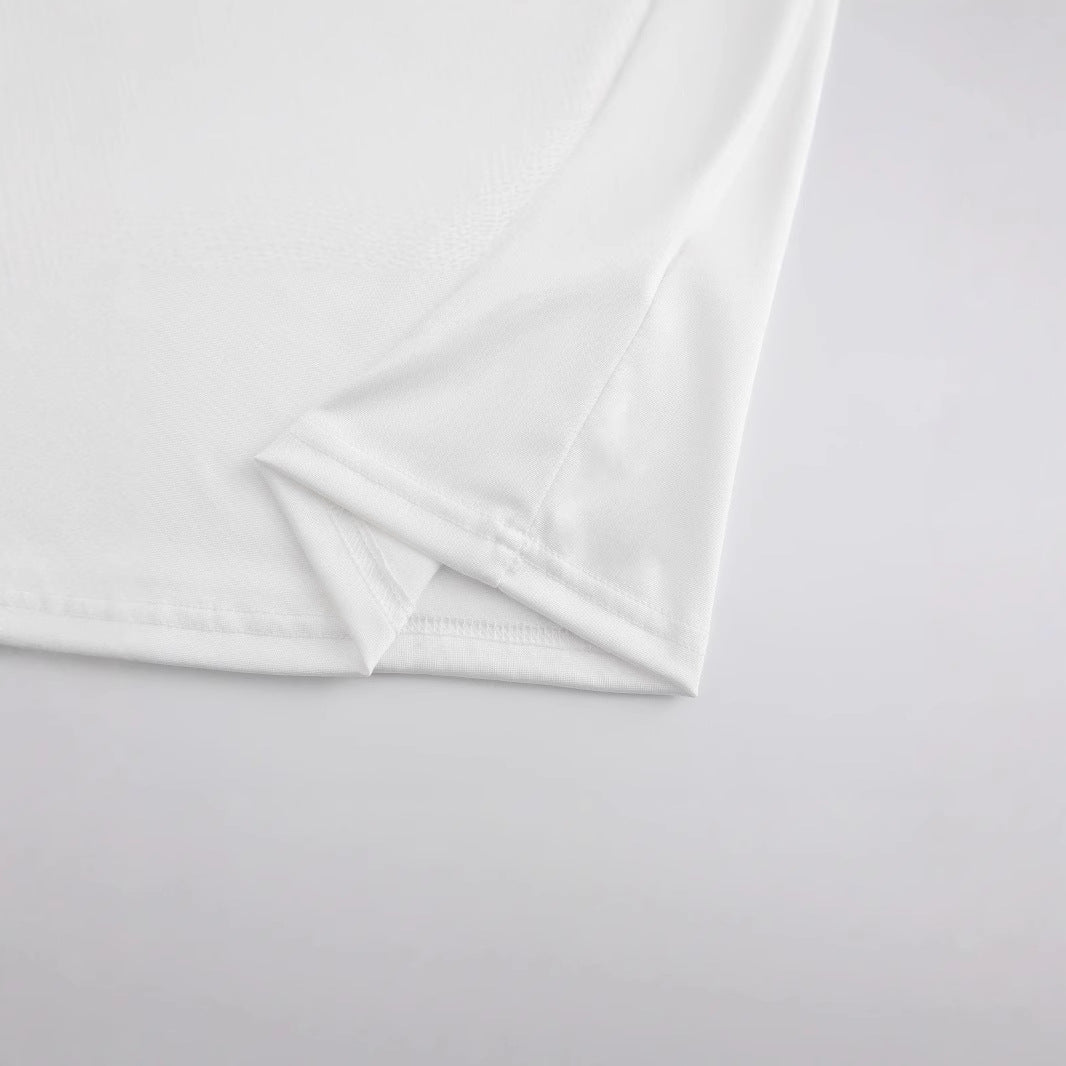 Damen Crop-T-Shirt mit stylishen Sternmotiven und figurbetontem Schnitt Drune