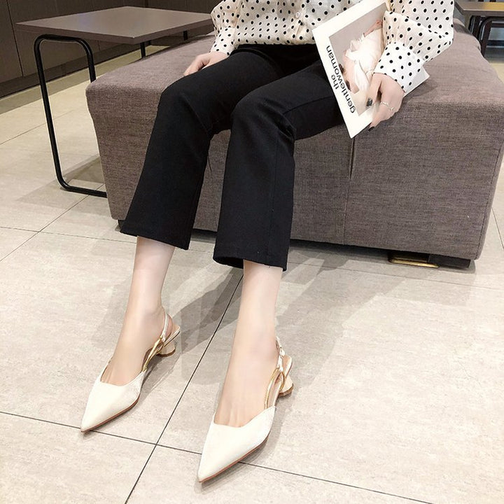 Damen Slingback Pumps mit elegantem Metallverschluss Drune