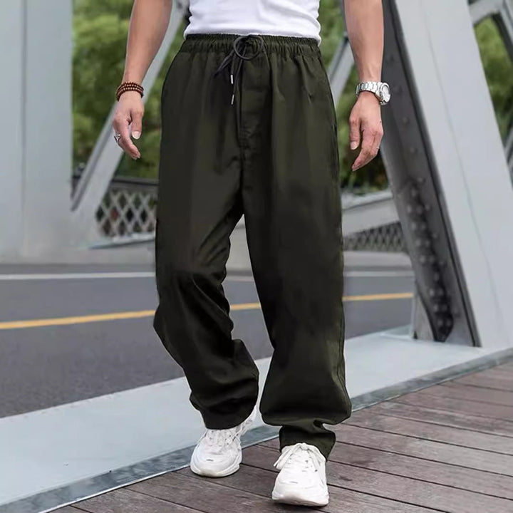 Herren lässige Cargohose mit elastischem Bund Drune