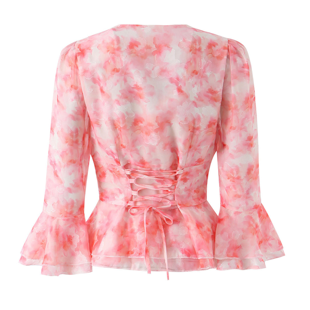 Damen Chiffon‑Bluse Drune