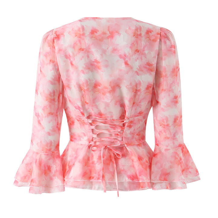 Damen Chiffon‑Bluse Drune