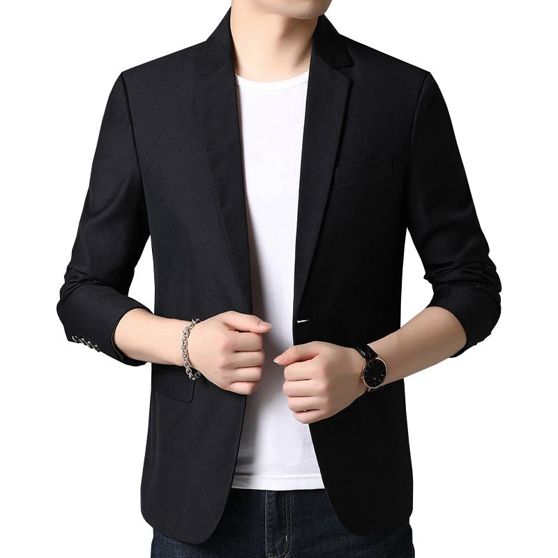 Herren Schlankes Business-Sakko mit minimalistischem Design und Stretch-Komfort Drune