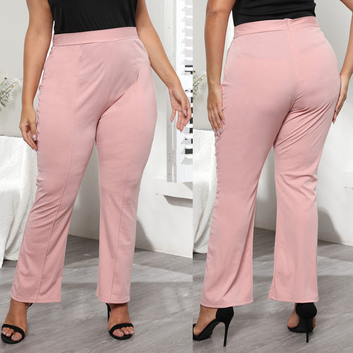 Damen Elegante Hochbundhose mit bequemem Schnitt Drune