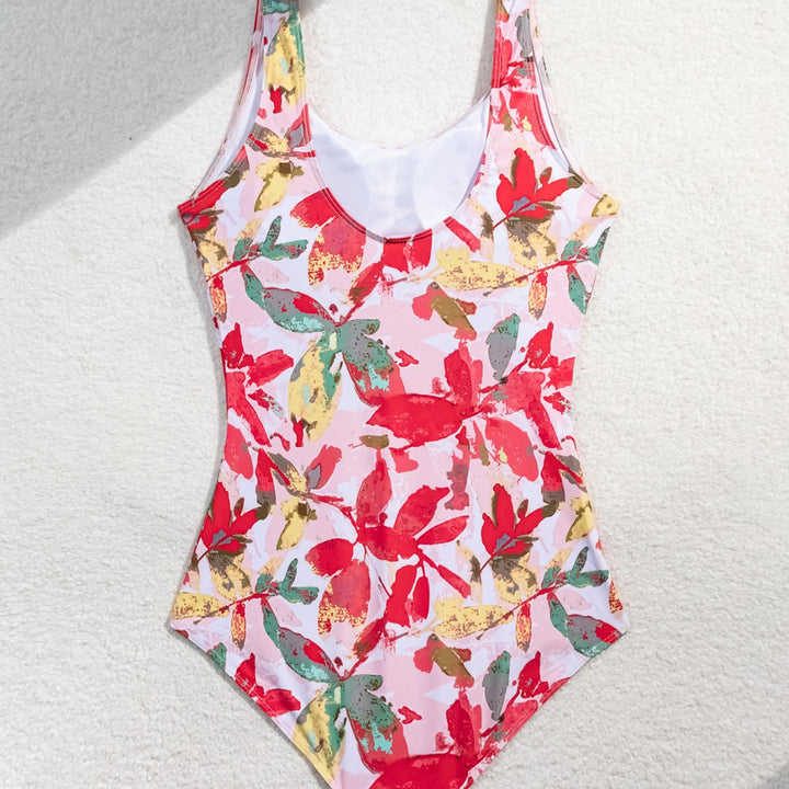 Damen Einteiliger Badeanzug mit floralem Muster Drune
