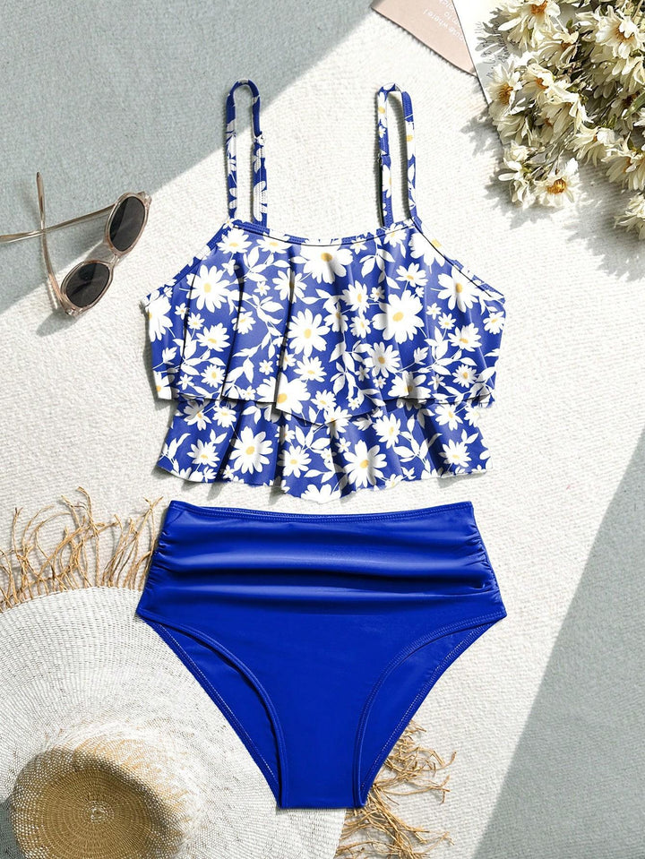 Damen Bikini-Set mit voluminösem Rüschendesign Drune