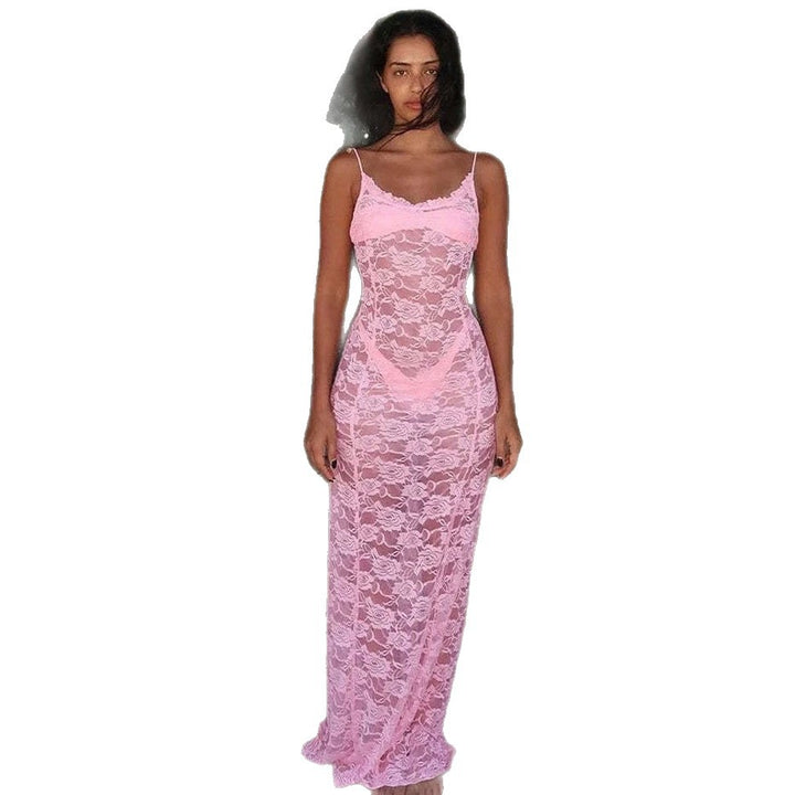Damen Spitzenkleid im eleganten A-Linien-Schnitt Drune