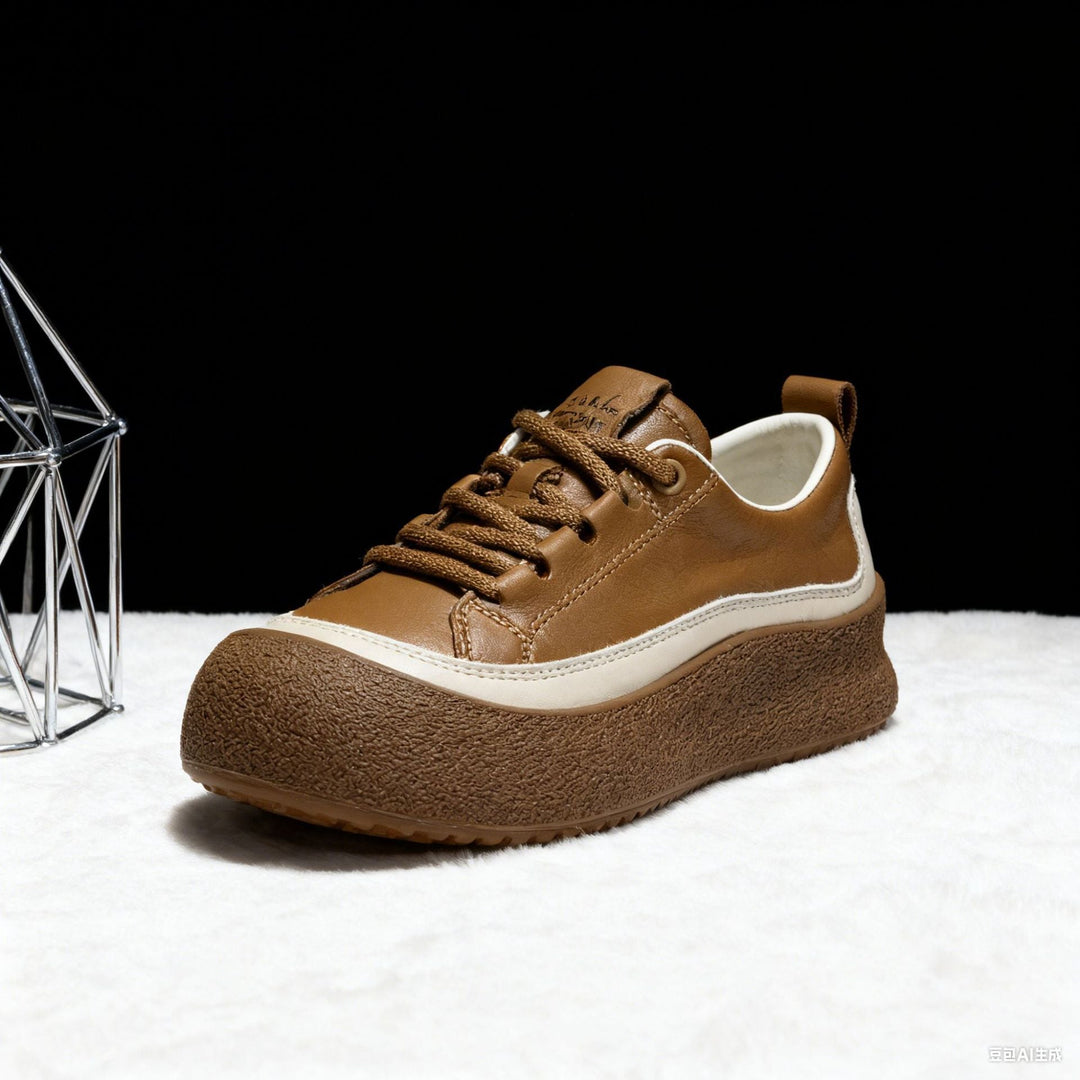 Damen Komfortable Sneakers mit sportlicher Profilsohle Drune