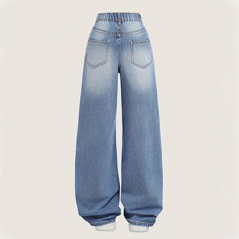 Damen weite Chino-Jeans Drune