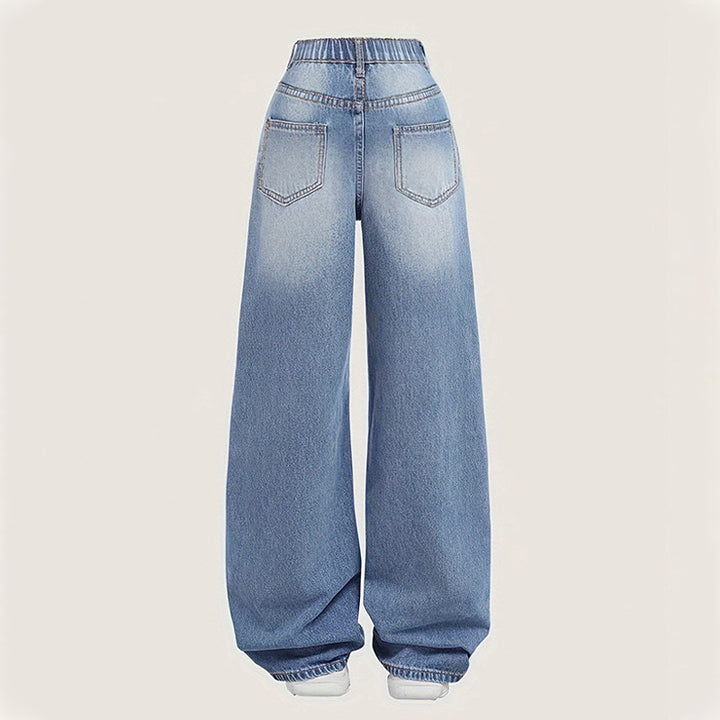 Damen weite Chino-Jeans Drune