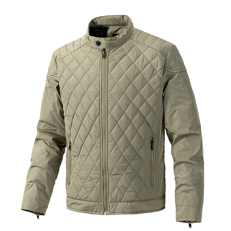 Herren Steppjacke mit hohem Kragen und wasserdichter Ausstattung Drune