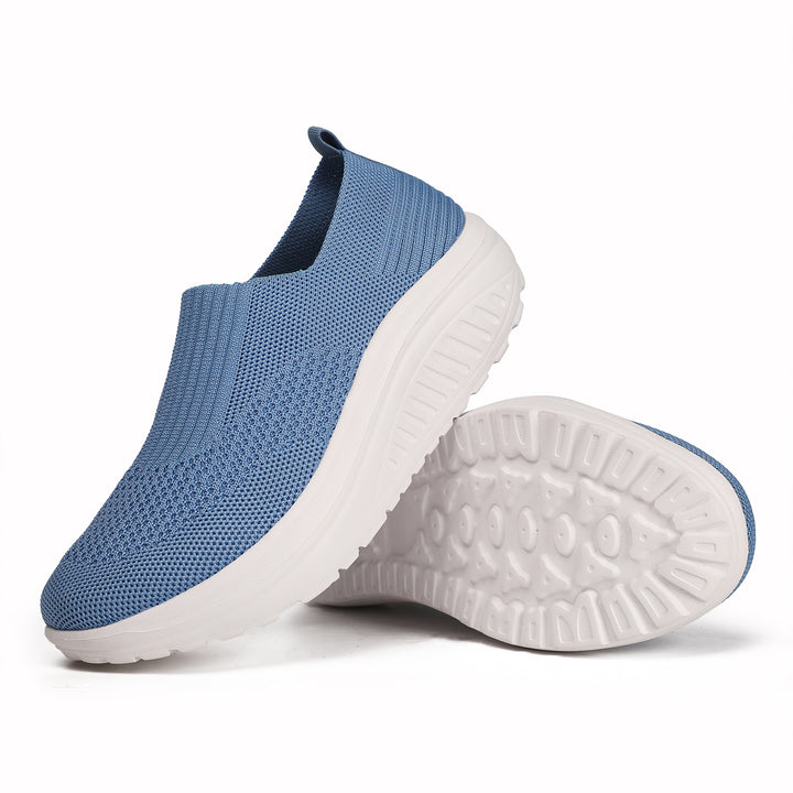 Damen nan Slip-On-Strickschuh mit elastischem Einstieg und viskoelastischer Komfortsohle Drune