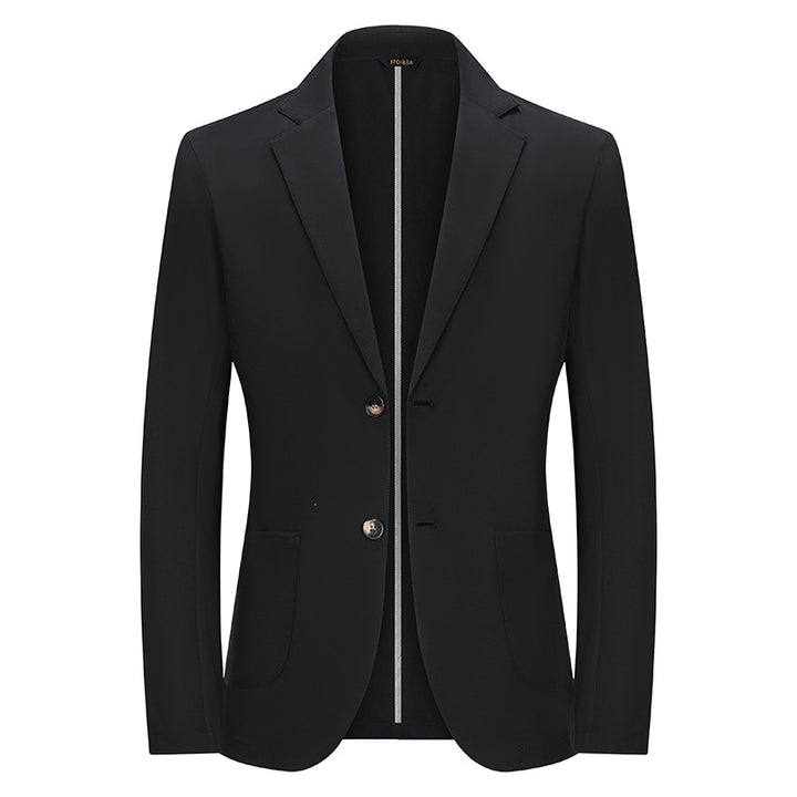 Herren Modernes Slim-Fit Sakko mit schmalem Revers und aufgesetzten Taschen Drune