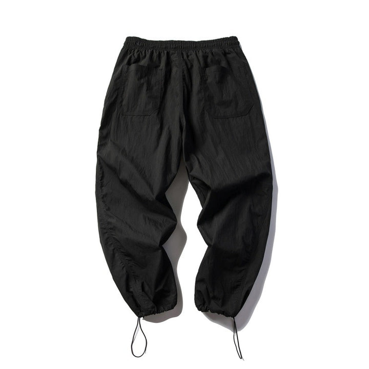 Unisex Technische Cargo-Hose im Baggy-Schnitt mit Tunnelzugbund und verstellbaren Beinabschlüssen Drune