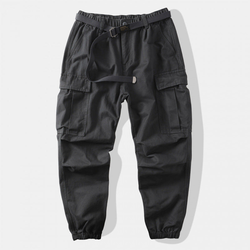 Herren Cargo-Hose mit verstellbarem Bund und praktischen Taschen Drune
