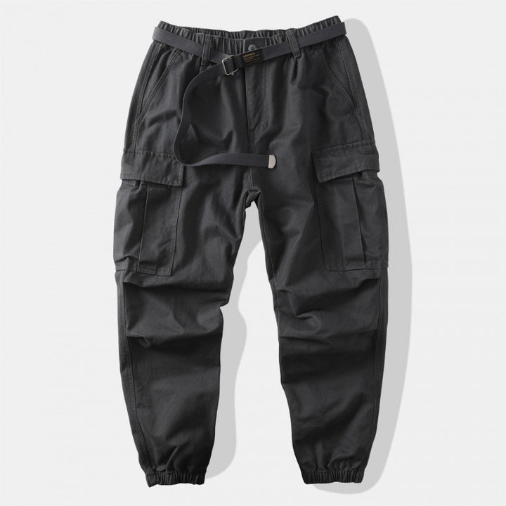 Herren Cargo-Hose mit verstellbarem Bund und praktischen Taschen Drune