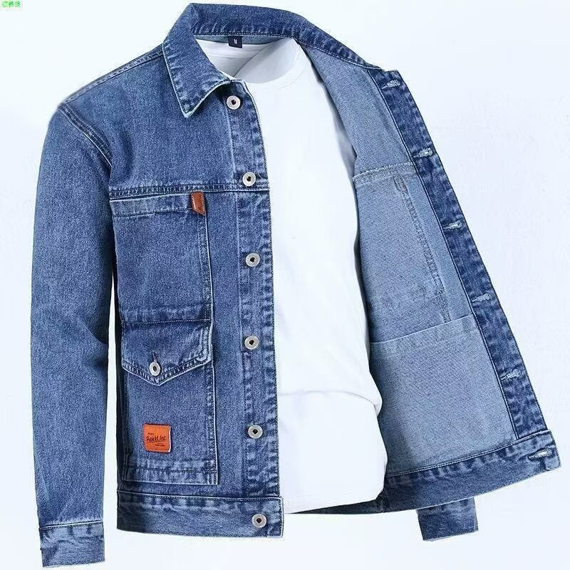 Herren Stilvolle Denimjacke Drune