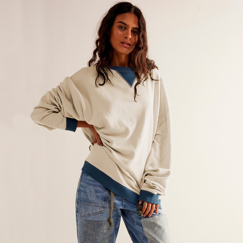 Damen Oversized Sweatshirt mit modernem Design und weichem Material Drune