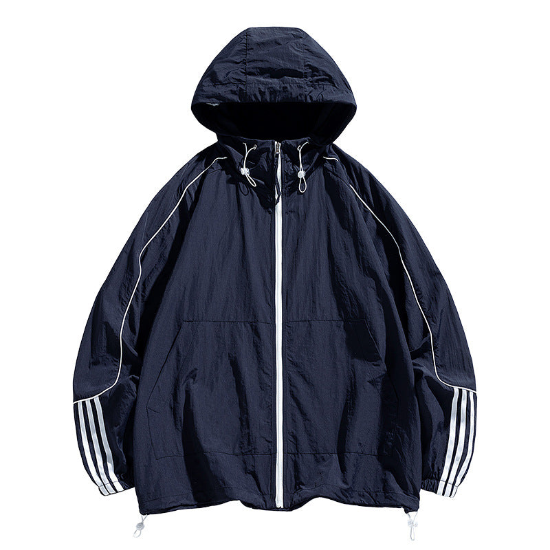 Damen Leichte Sportjacke mit Kapuze
