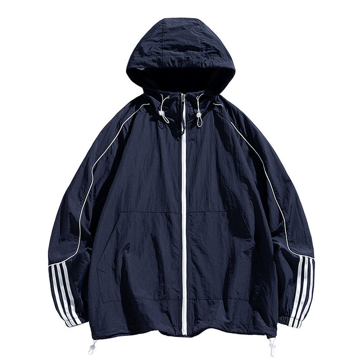 Damen Leichte Sportjacke mit Kapuze