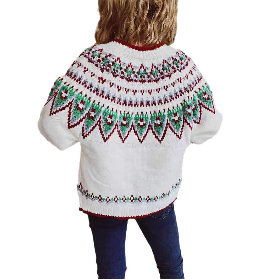Damen Strickjacke mit festlichem Muster und hochwertiger Verarbeitung Drune