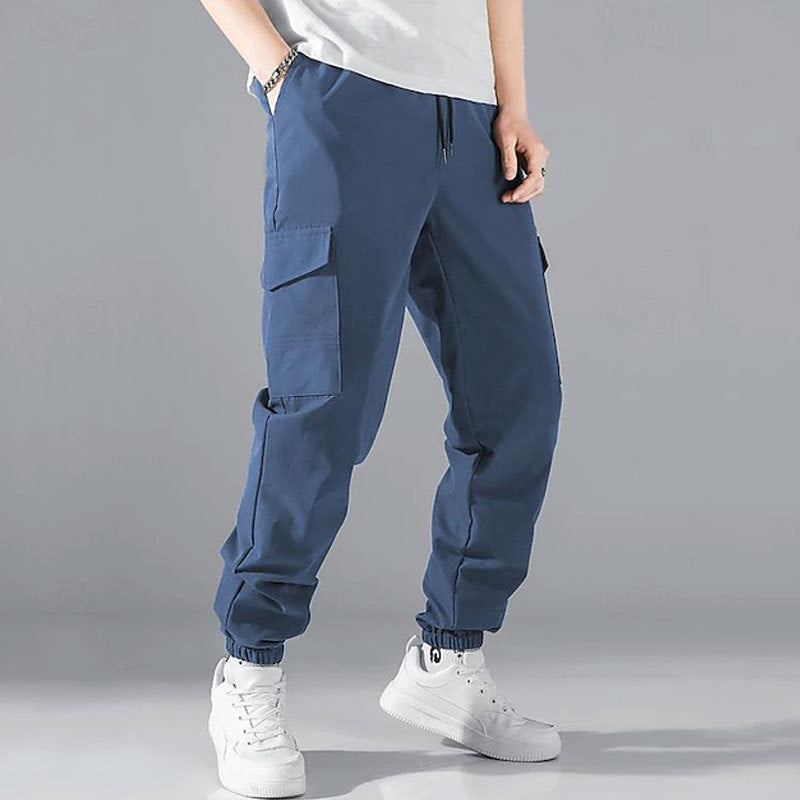 Herren Cargo-Hose mit elastischem Bund und multifunktionalen Taschen Drune
