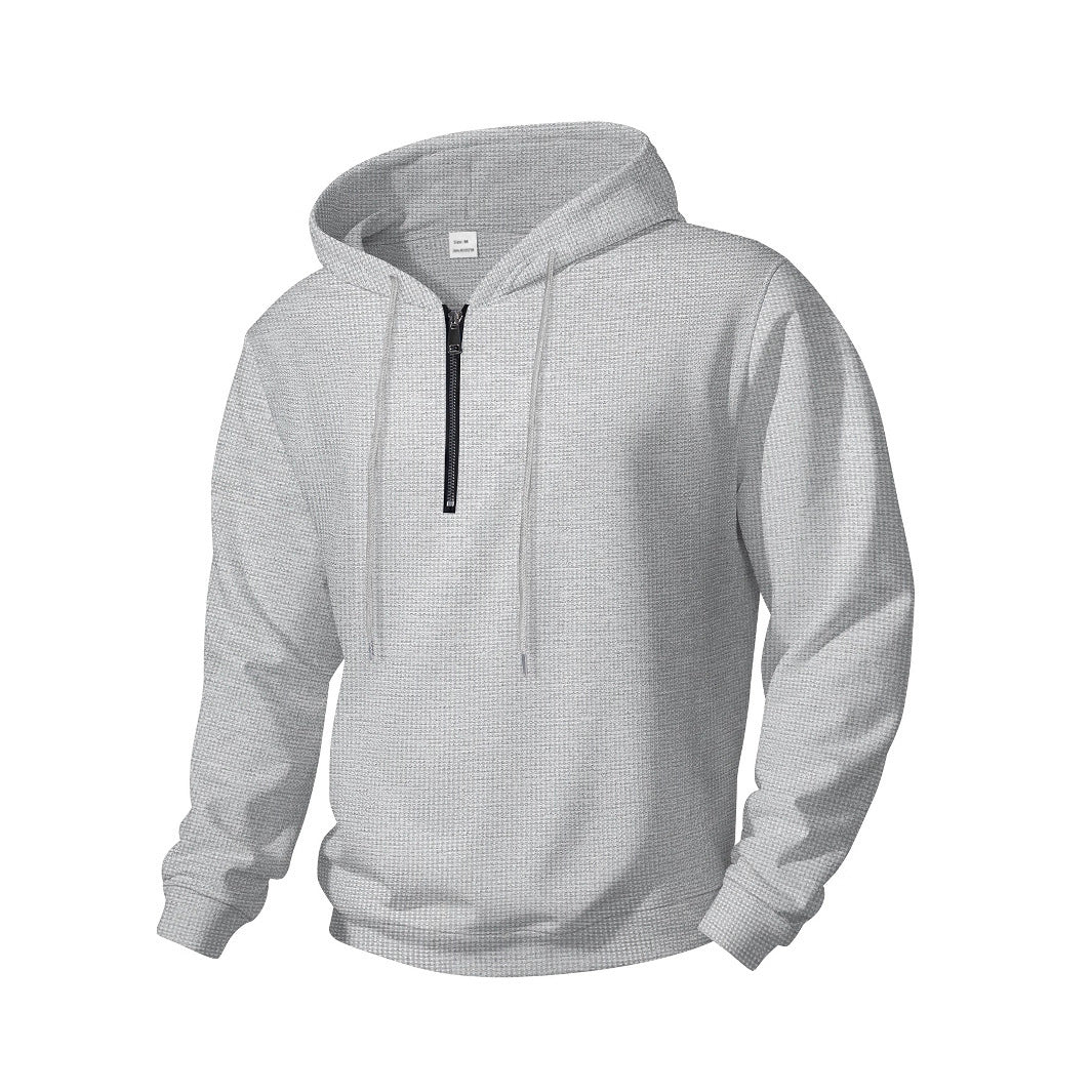 Herren Kapuzenpullover mit innovativem Reißverschluss und atmungsaktivem Material Drune