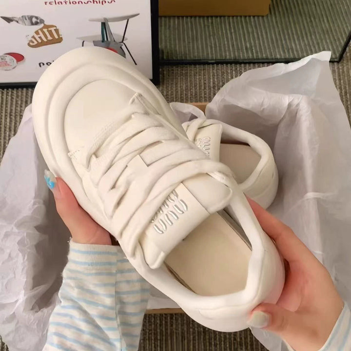 Damen Sportliche Plattform-Sneaker mit strapazierfähigem Obermaterial Drune