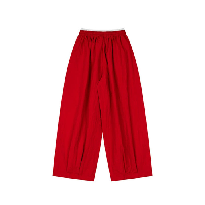 Damen Palazzo-Hose mit Stufen-Optik und hohem Komfortbund Drune